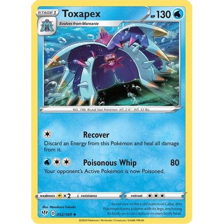 Toxapex 52/189 - SWSH03 Darkness Ablaze