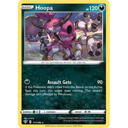 Hoopa 111/189 - SWSH03 Darkness Ablaze Reverse Holofoil
