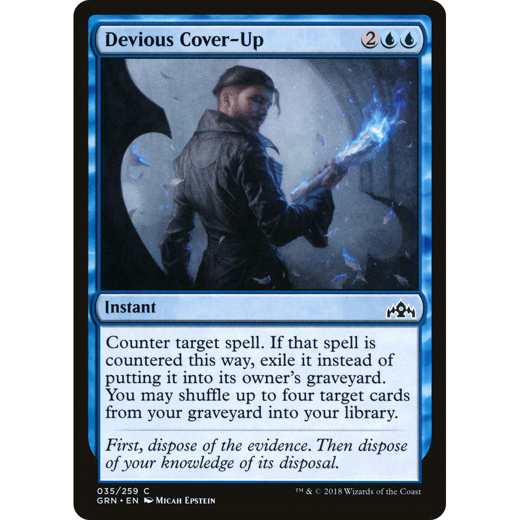 Devious Cover-Up (GRN-035) - Guilds of Ravnica Foil