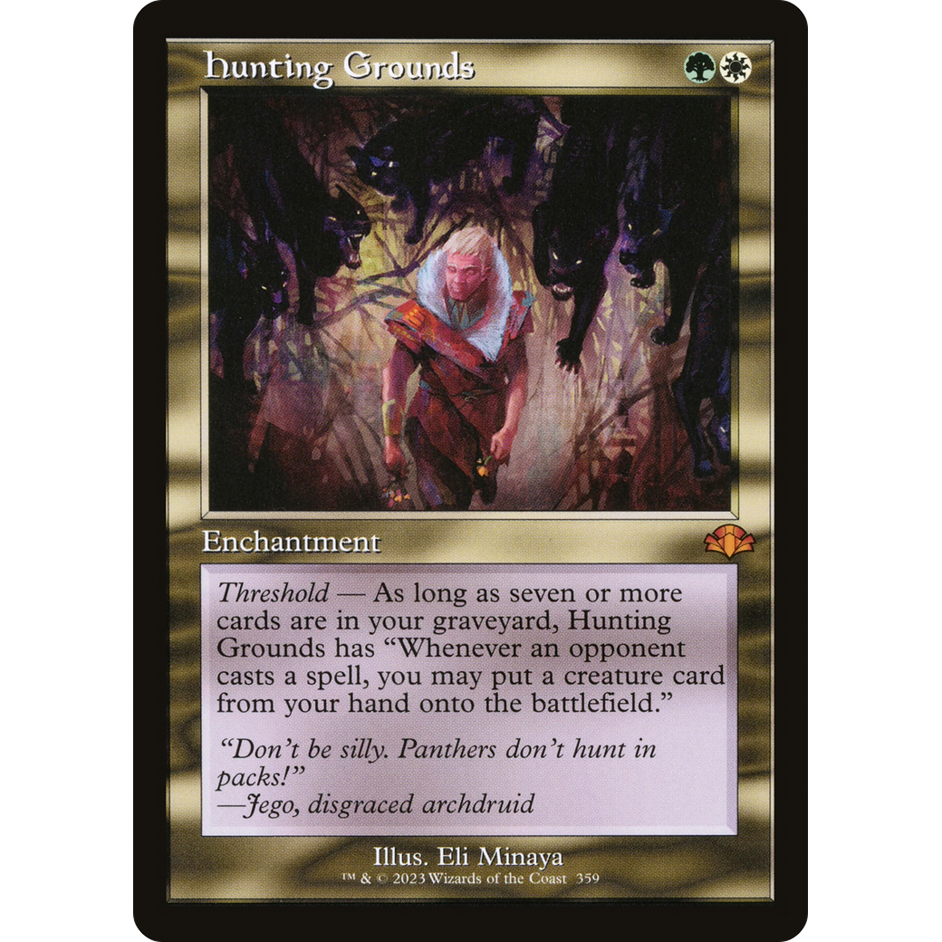 Hunting Grounds (Retro Frame) (DMR-359) - Dominaria Remastered Foil