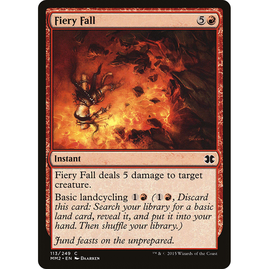 Fiery Fall (MM2-113) - Modern Masters 2015 Foil