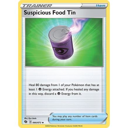 Suspicious Food Tin 66/73 - Champions Path Reverse Holofoil