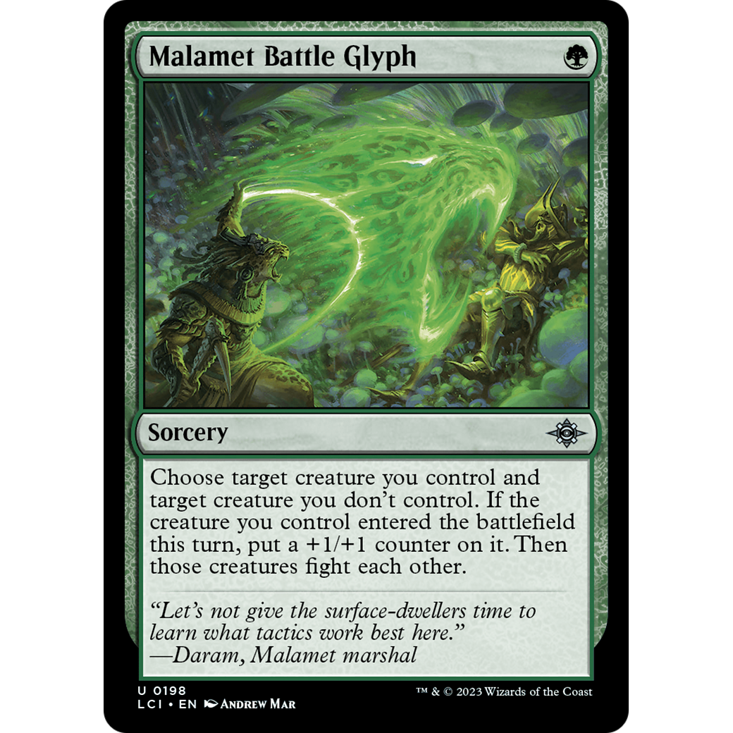 Malamet Battle Glyph (LCI-198) - The Lost Caverns of Ixalan Foil