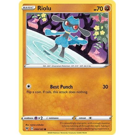 Riolu 90/185 - SWSH04 Vivid Voltage