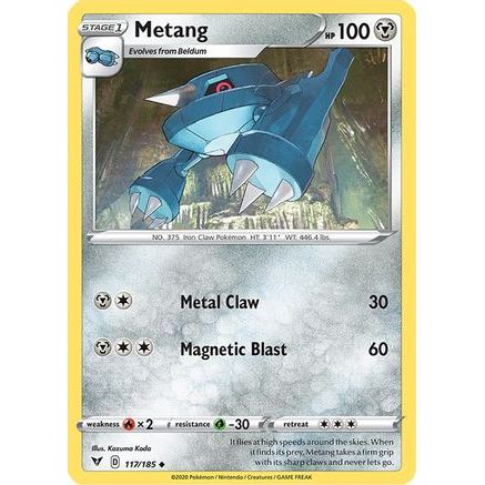 Metang 117/185 - SWSH04 Vivid Voltage Reverse Holofoil
