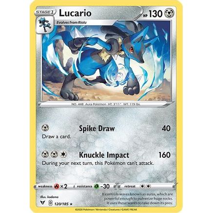 Lucario 120/185 - SWSH04 Vivid Voltage Reverse Holofoil