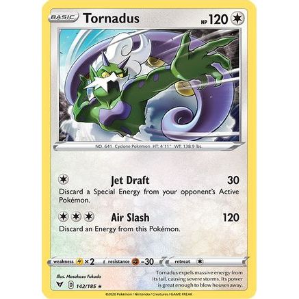 Tornadus 142/185 - SWSH04 Vivid Voltage Holofoil