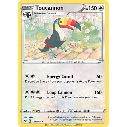 Toucannon 145/185 - SWSH04 Vivid Voltage