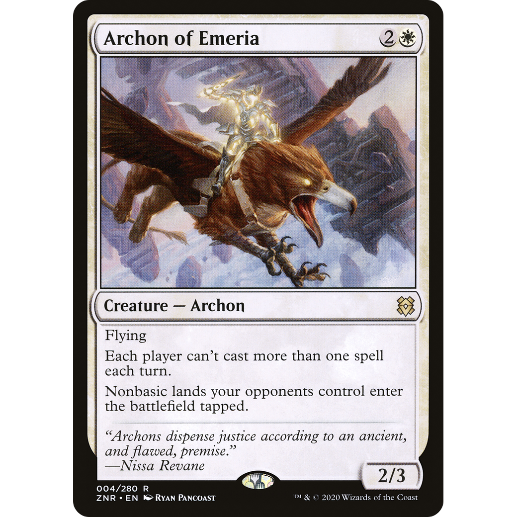 Archon of Emeria (ZNR-004) - Zendikar Rising