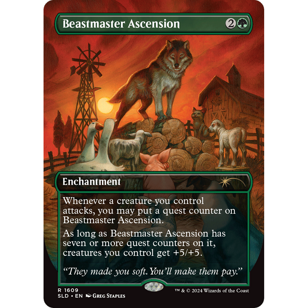 Beastmaster Ascension (SLD-1609) - Secret Lair Drop (Borderless)