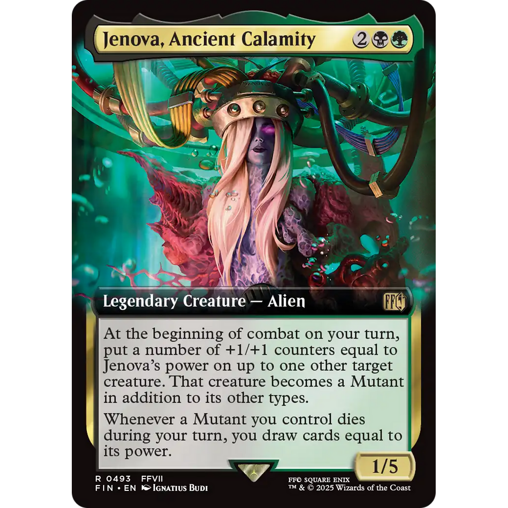 Jenova, Ancient Calamity (FIN-493) - FINAL FANTASY: (Extended Art) Foil