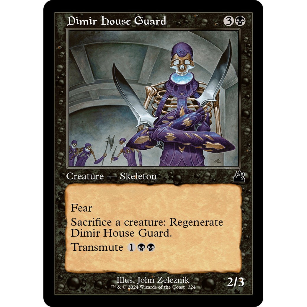 Dimir House Guard (RVR-324) - Ravnica Remastered