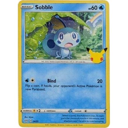 Sobble - 24/25 24/25 - McDonalds 25th Anniversary Promos Holofoil