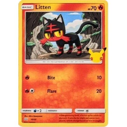 Litten - 15/25 15/25 - McDonalds 25th Anniversary Promos