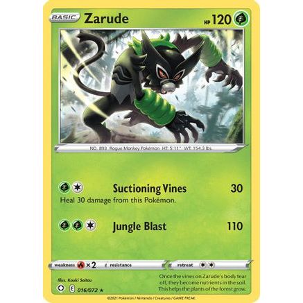Zarude 16/72 - Shining Fates Reverse Holofoil