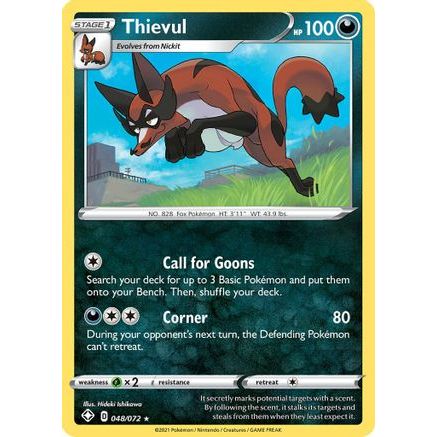 Thievul 48/72 - Shining Fates Holofoil