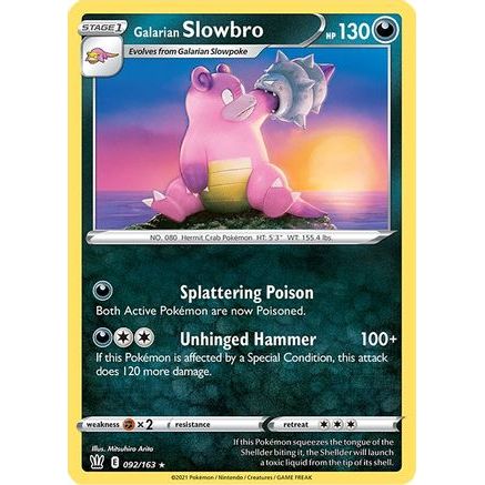 Galarian Slowbro 92/163 - SWSH05 Battle Styles