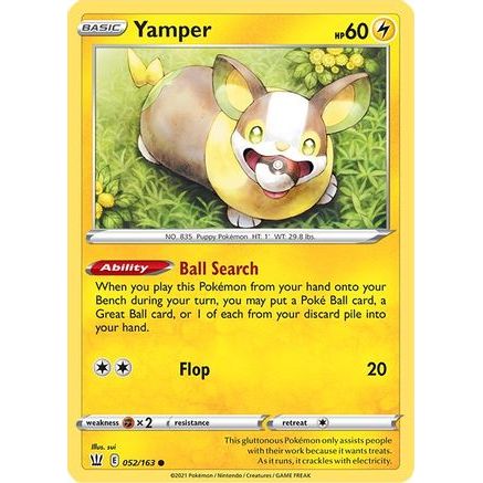 Yamper 52/163 - SWSH05 Battle Styles