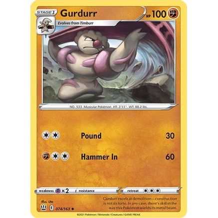 Gurdurr 74/163 - SWSH05 Battle Styles