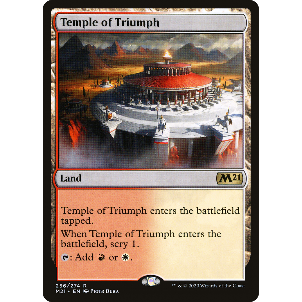 Temple of Triumph (M21-256) - Core Set 2021