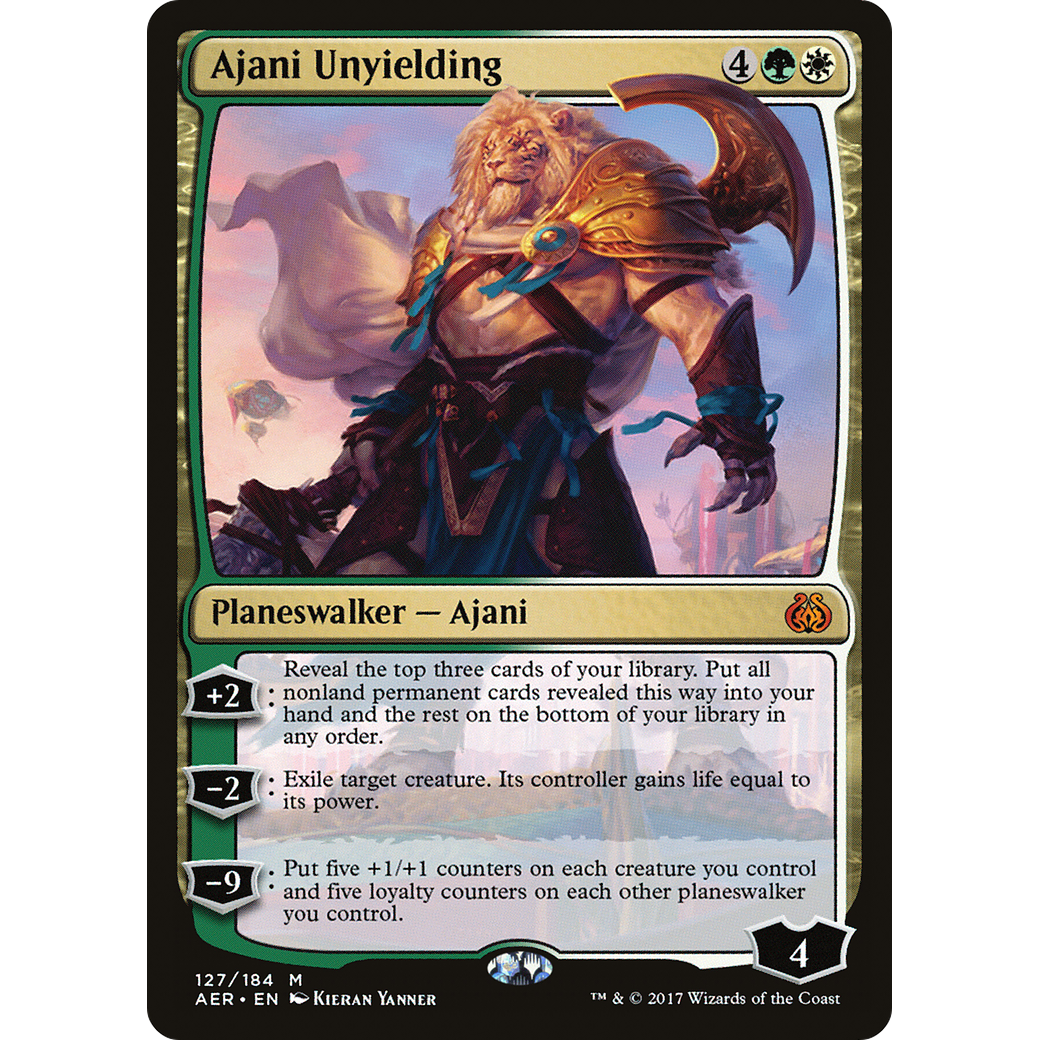 Ajani Unyielding (AER-127) - Aether Revolt