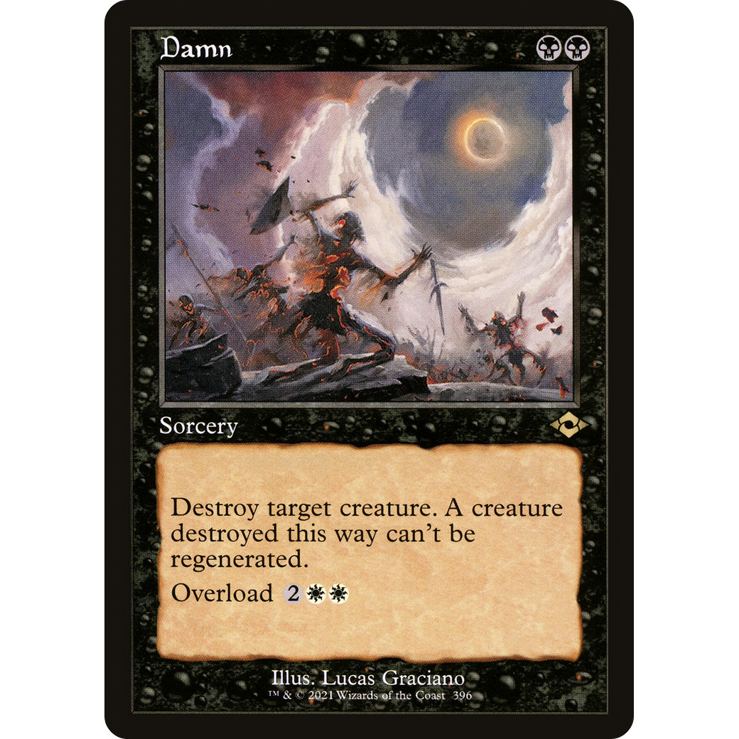 Damn (MH2-396) - Modern Horizons 2 Etched Foil