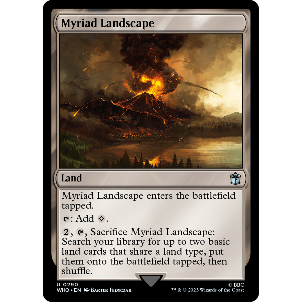 Myriad Landscape (WHO-290) - Doctor Who Foil
