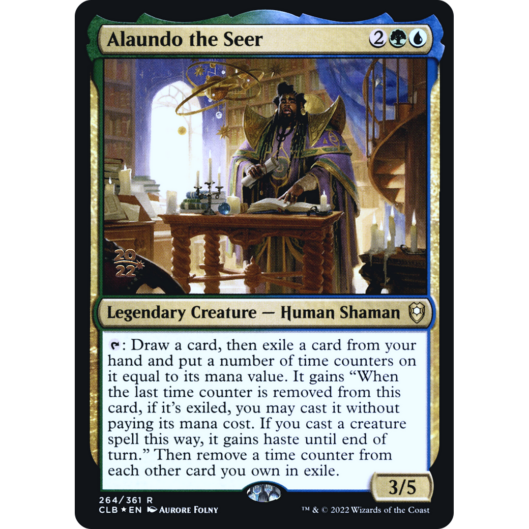 Alaundo the Seer (PRE-264S) - Battle for Baldur's Gate Promos Foil
