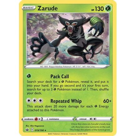 Zarude 19/198 - SWSH06 Chilling Reign Holofoil