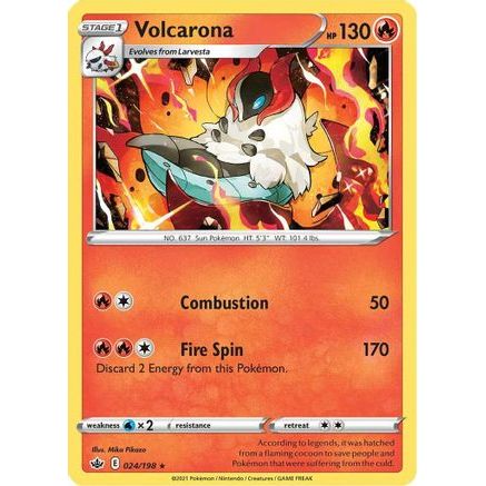 Volcarona 24/198 - SWSH06 Chilling Reign