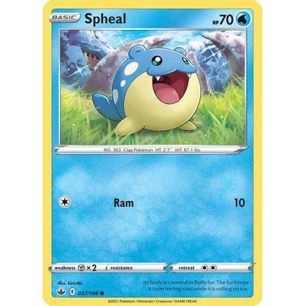 Spheal 37/198 - SWSH06 Chilling Reign