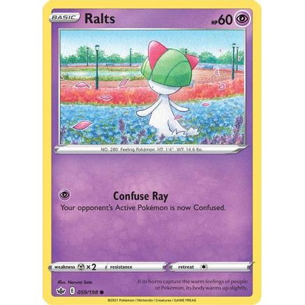 Ralts 59/198 - SWSH06 Chilling Reign