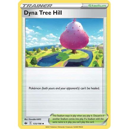 Dyna Tree Hill 135/198 - SWSH06 Chilling Reign Reverse Holofoil