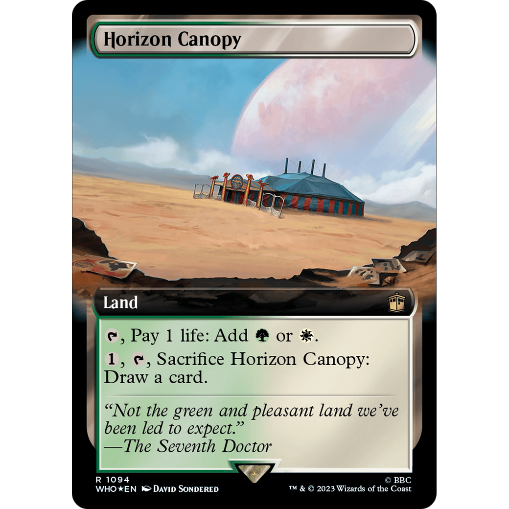 Horizon Canopy (Extended Art) (Surge Foil) (WHO-1094) - Doctor Who: (Extended Art) Foil