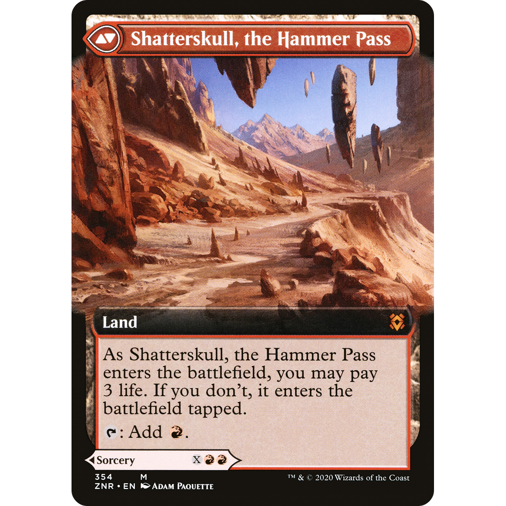 Shatterskull Smashing (Extended Art) (ZNR-354) - Zendikar Rising: (Extended Art)