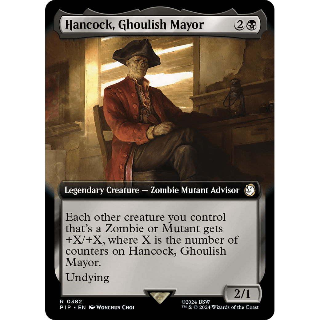 Hancock, Ghoulish Mayor (PIP-382) - Fallout: (Extended Art)