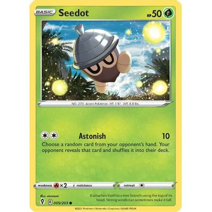 Seedot 5/203 - SWSH07 Evolving Skies Reverse Holofoil