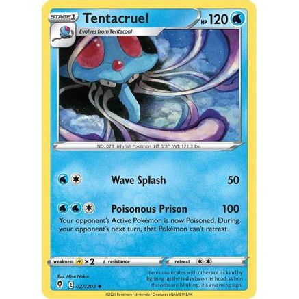 Tentacruel 27/203 - SWSH07 Evolving Skies Reverse Holofoil