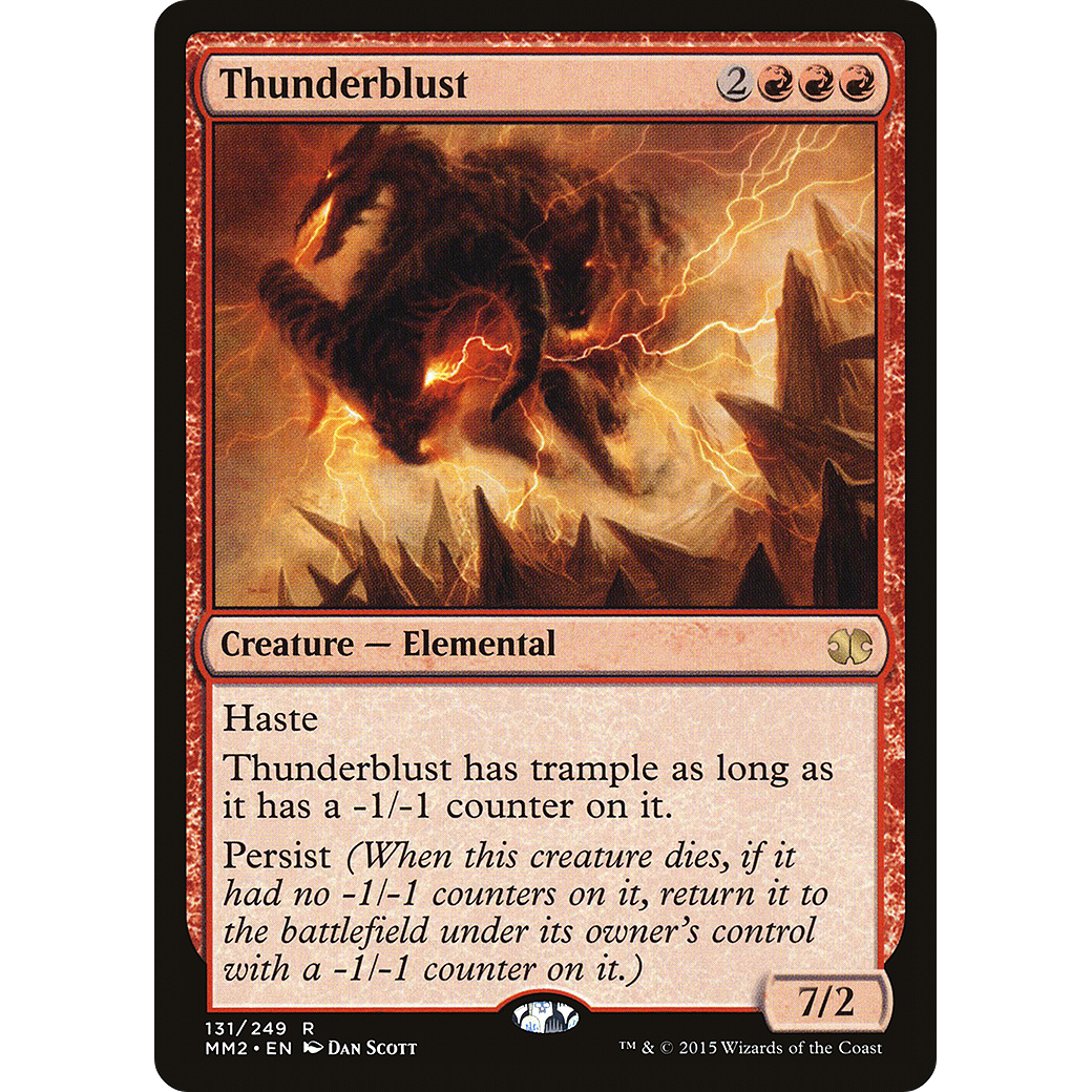 Thunderblust (MM2-131) - Modern Masters 2015 Foil