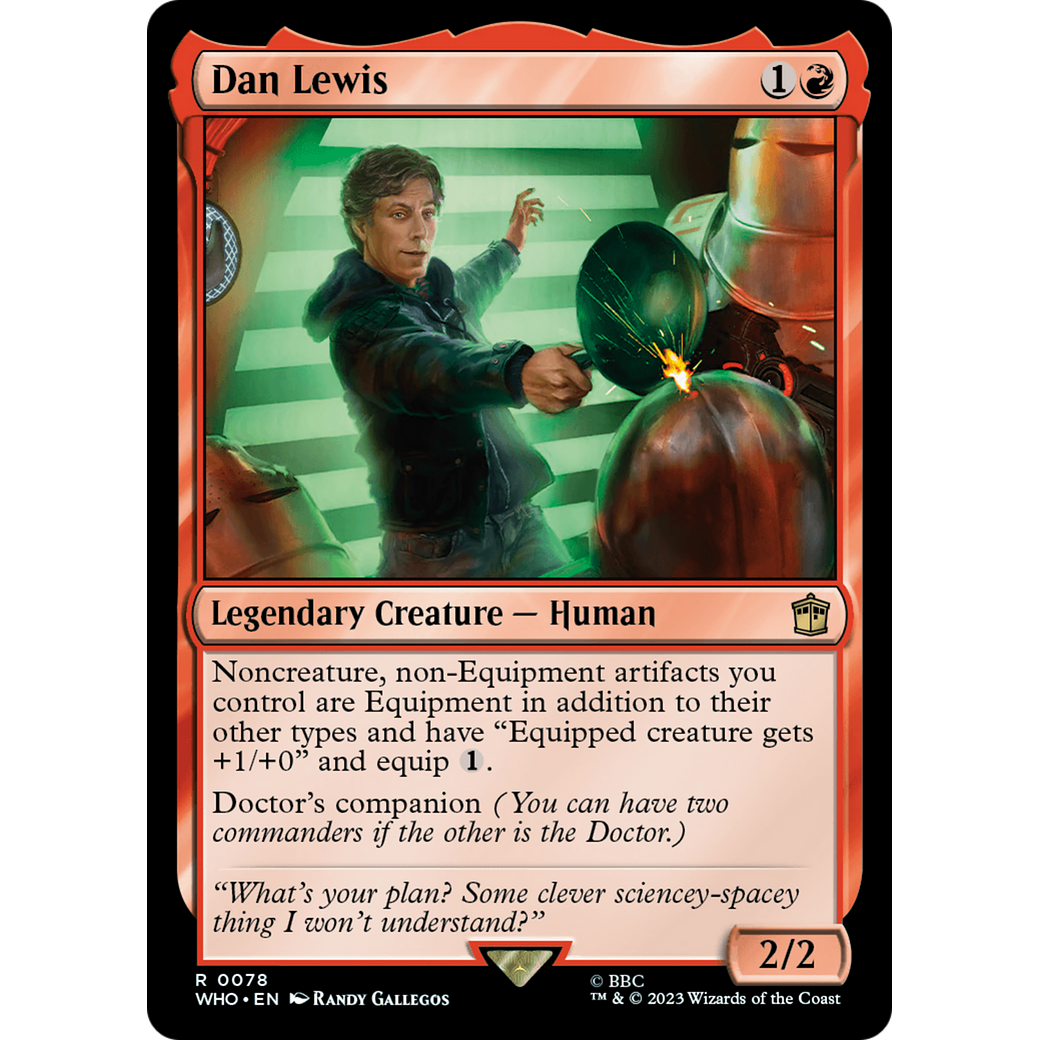 Dan Lewis (WHO-078) - Doctor Who Foil