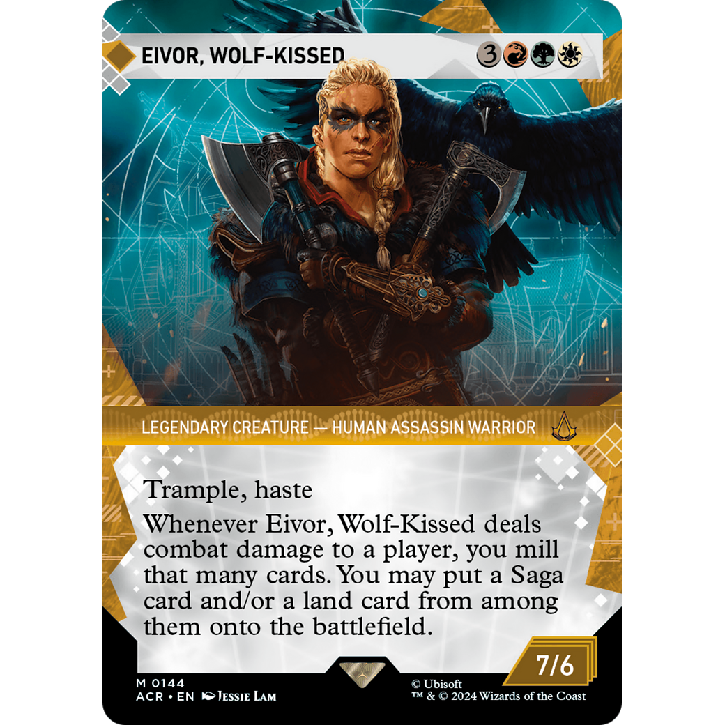 Eivor, Wolf-Kissed (Showcase) (ACR-144) - Assassin's Creed: (Showcase) (Borderless)