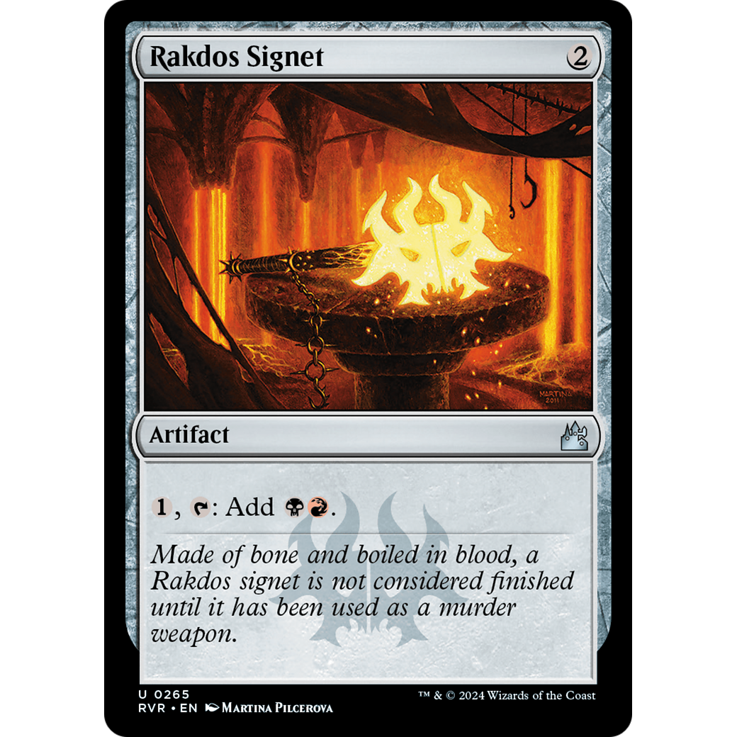 Rakdos Signet (RVR-265) - Ravnica Remastered Foil