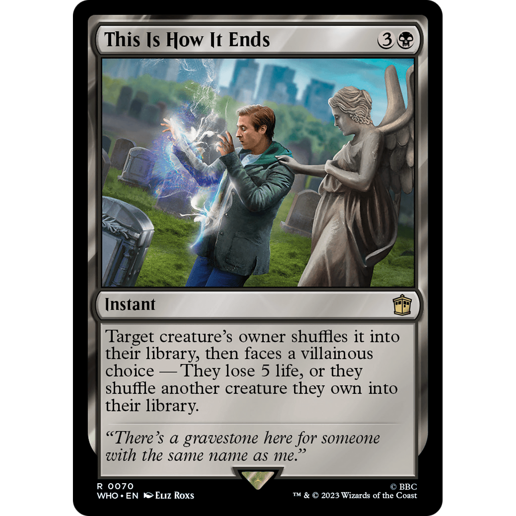 This Is How It Ends (WHO-070) - Doctor Who Foil