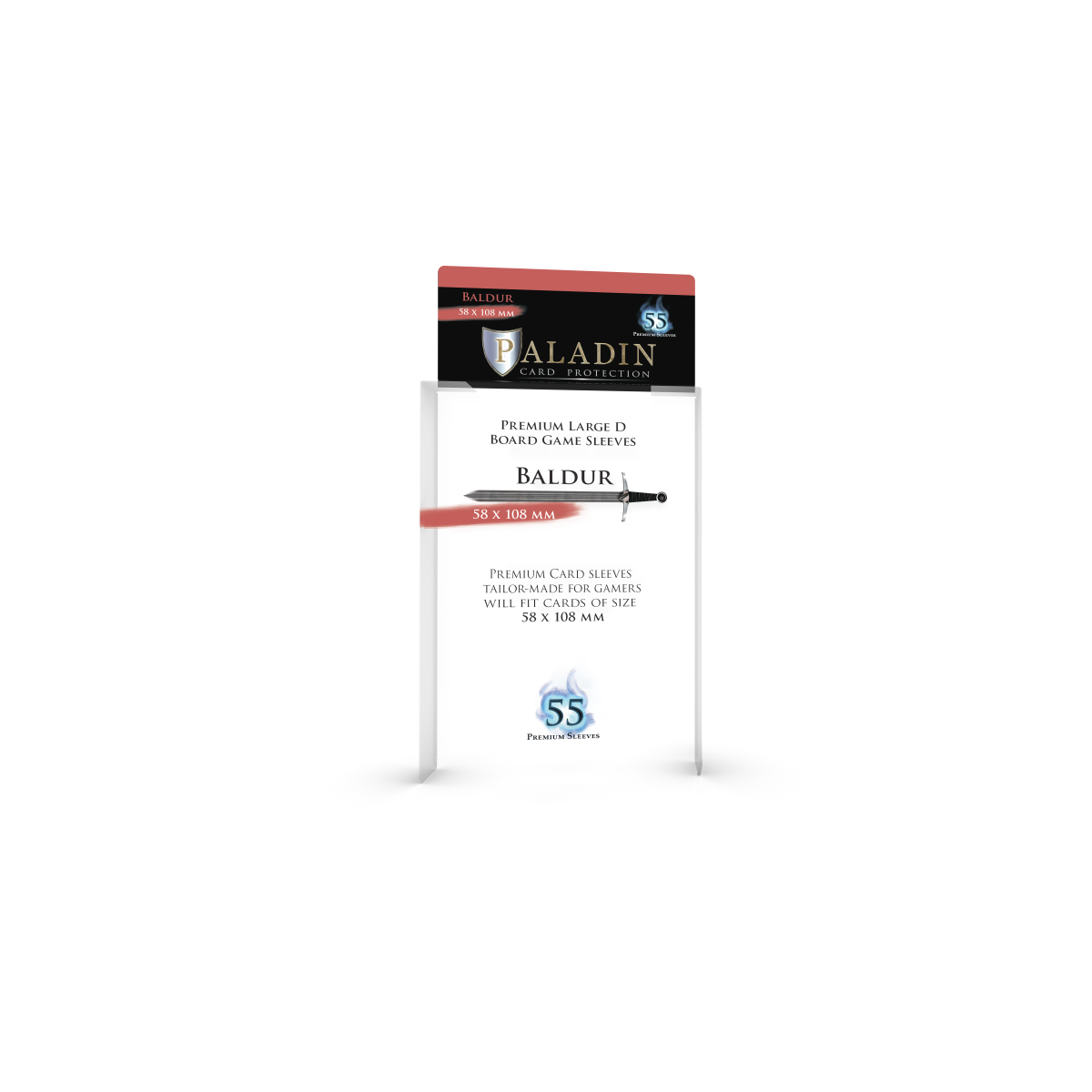 Paladin Card Protectors - Clear Gloss Regular Size: Hazel – 44x63.5mm