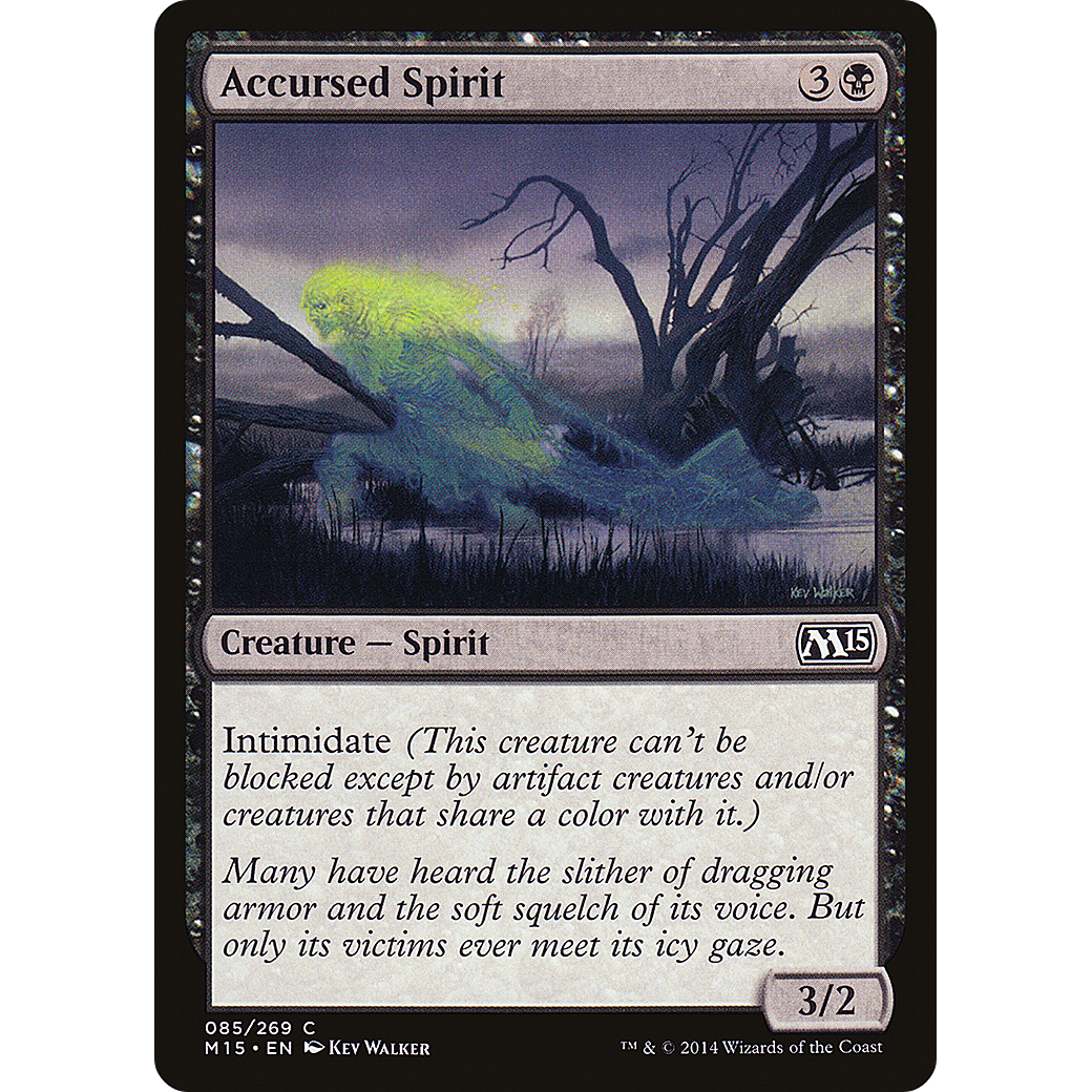 Accursed Spirit (M15-085) - Magic 2015 Foil