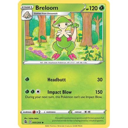 Breloom 5/264 - SWSH08 Fusion Strike Reverse Holofoil