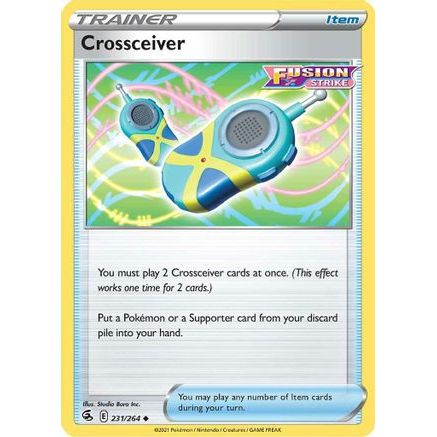 Crossceiver 231/264 - SWSH08 Fusion Strike Reverse Holofoil