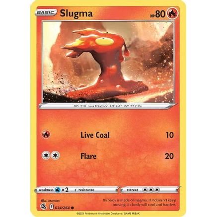 Slugma 34/264 - SWSH08 Fusion Strike