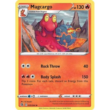 Magcargo 35/264 - SWSH08 Fusion Strike