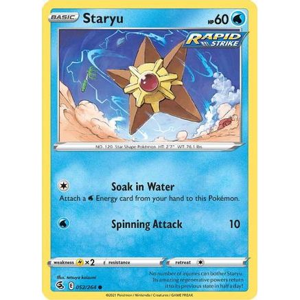 Staryu 52/264 - SWSH08 Fusion Strike